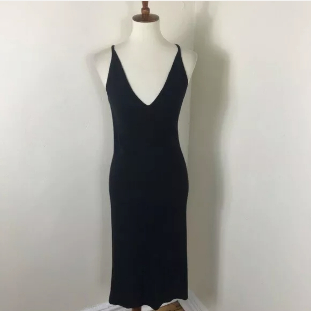 NWT Naked Cashmere - Black slip dress